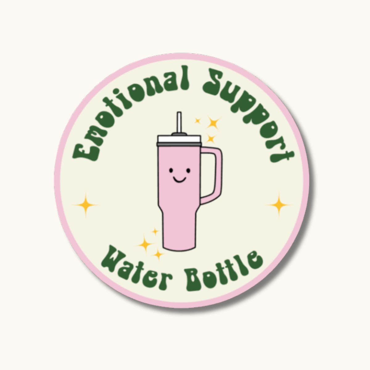 Emotional Support Water Bottle