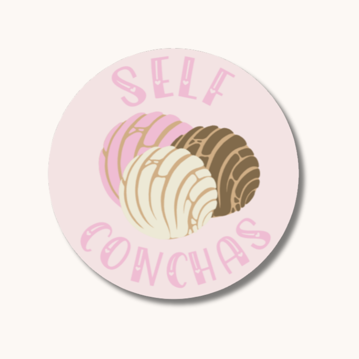Self Conchas Sticker