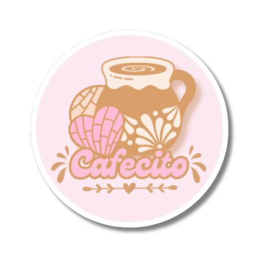 3" Cafecito Sticker
